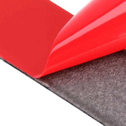 Decorative Sticker for Ford Mustang Copilot Storage Box Button — red peel-and-stick protective decal, 5.3×5.7 cm fit for dashboard