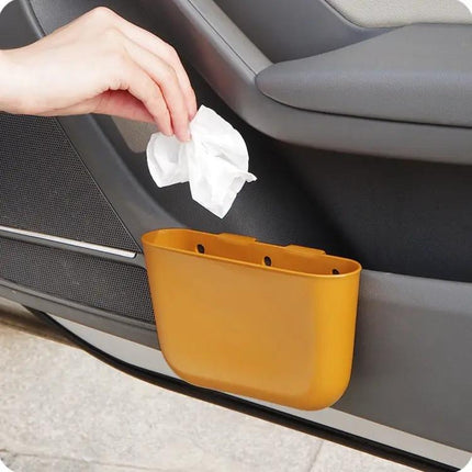 Portable Car Trash Can for Vehicle Organization and Cleaning