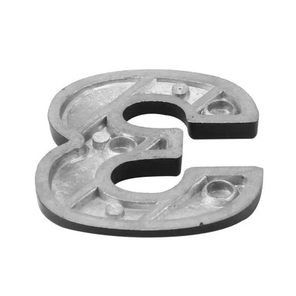 Self-Adhesive 3D Metal Number Emblem for Car Decoration