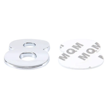 Self-Adhesive 3D Metal Number Emblem for Car Decoration