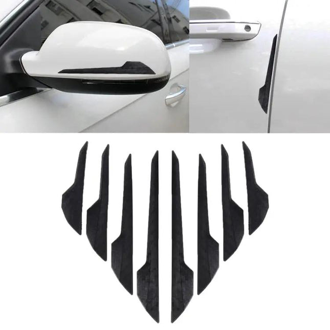 Ensemble de 8 protections latérales de portière de voiture pour la protection contre les chocs