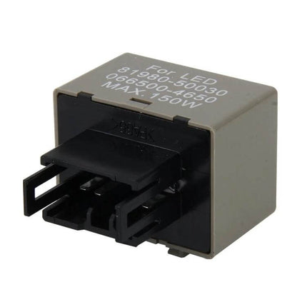 LED Turn Signal Flasher Relay for Honda and Lexus Cars - 8-pin plug-and-play module to stop hyper-flashing and stabilize LED blink rates