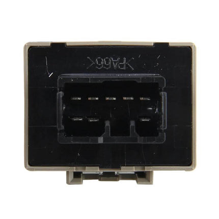 LED Turn Signal Flasher Relay for Honda and Lexus Cars front view of 8-pin plug-and-play replacement module