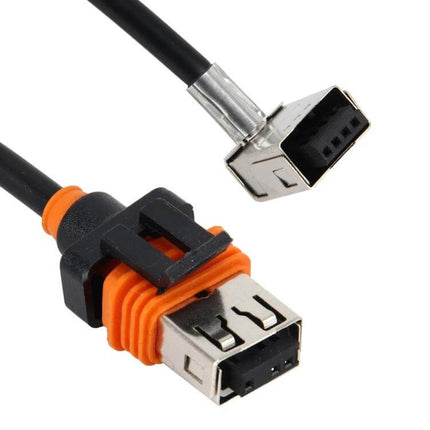 HID Xenon Cable Adapter Connect Bulbs to Ballast 2 Pack black and orange D1 connector cable for automotive HID headlight ballast