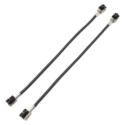 2-Pack HID Xenon Bulb Adapter Cables For Car Ballast - pair of 34cm D3 HID bulb adapter cables with durable plastic and metal connectors
