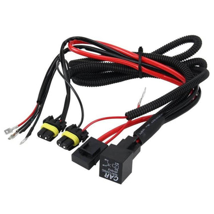 DC 12V H1 HID Xenon Headlight Wiring Harness With Relay - relay kit with water-resistant switch and two control groups