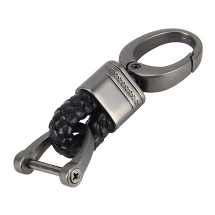 Durable Braided Metal Key Ring for Everyday Carrying and Organization