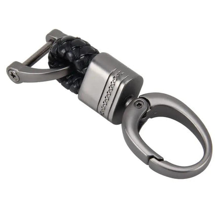 Durable Braided Metal Key Ring for Everyday Carrying and Organization