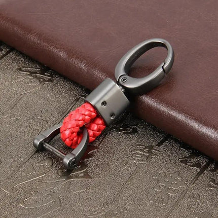 Durable Braided Metal Key Ring for Everyday Carrying and Organization