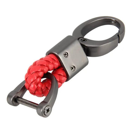 Durable Braided Metal Key Ring for Everyday Carrying and Organization