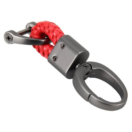 Durable Braided Metal Key Ring for Everyday Carrying and Organization