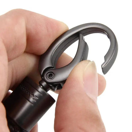 Durable Braided Metal Key Ring for Everyday Carrying and Organization