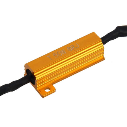 Car Canbus LED Error Canceller, 2 Pack, For Fog Lights gold 50W 8Ω inline resistor decoder plug-and-play 12V fog light accessory