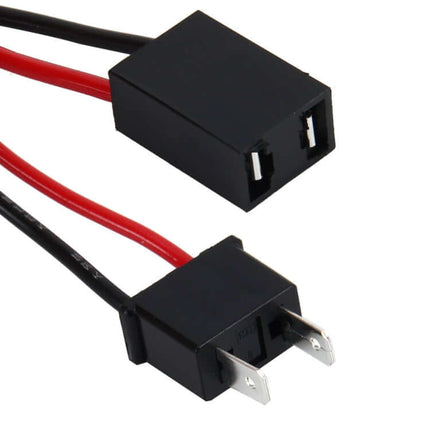 Car Canbus LED Error Canceller, 2 Pack, For Fog Lights – 8Ω inline plug-and-play decoder with red/black wires for 12V fog light LED retrofit