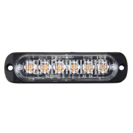 Car Emergency Strobe Light Waterproof For Roadside Safety - 6-LED waterproof auto-on strobe with optical lenses for bright roadside signaling
