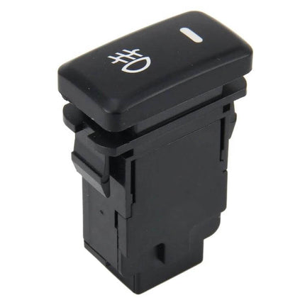 Car Fog Light Switch For Toyota, 5 Pin On-Off Button — black ABS 5-pin cable-free fog light on/off rocker switch for Toyota front-panel replacement