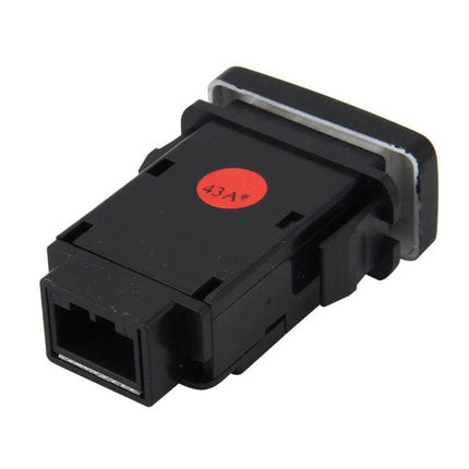 Car Fog Light Switch For Toyota, 5 Pin On-Off Button black ABS 5-pin cable-free replacement module for dashboard