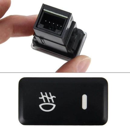 Car Fog Light Switch For Toyota, 5 Pin On-Off Button - black 5-pin ABS on/off fog light switch module for Toyota front panel