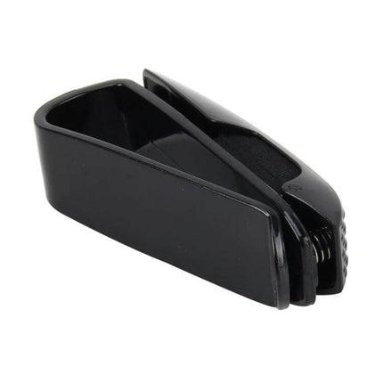 Practical Vehicle Mounted Holder for Sunglasses and Eyeglasses - black car visor clip organizer for secure eyewear storage