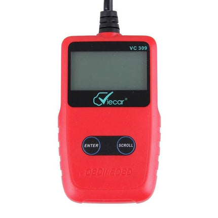 Viecar Device for Everyday Car Maintenance and Checks at Home - red Viecar VC309 OBDII code reader with LCD and Enter/Scroll buttons