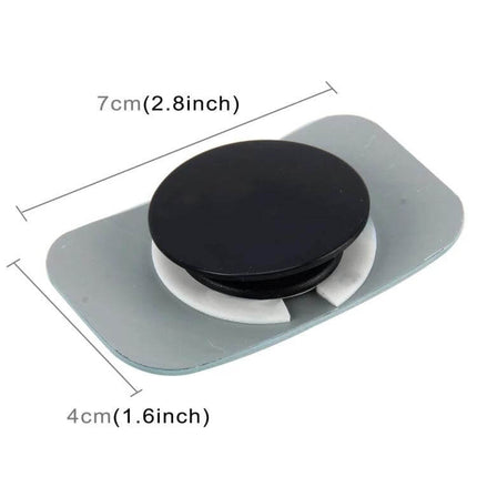 Square Wide Angle Adjustable Blind Spot Mirror for Cars and Trucks, 7x4 cm Size - small 7x4cm no-border adjustable glass blind spot mirror for interior and exterior use