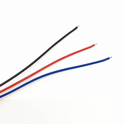 Red LED Tail Lights for Trailers, Motorcycles with Flash Mode Set - red blue black wiring leads for installation