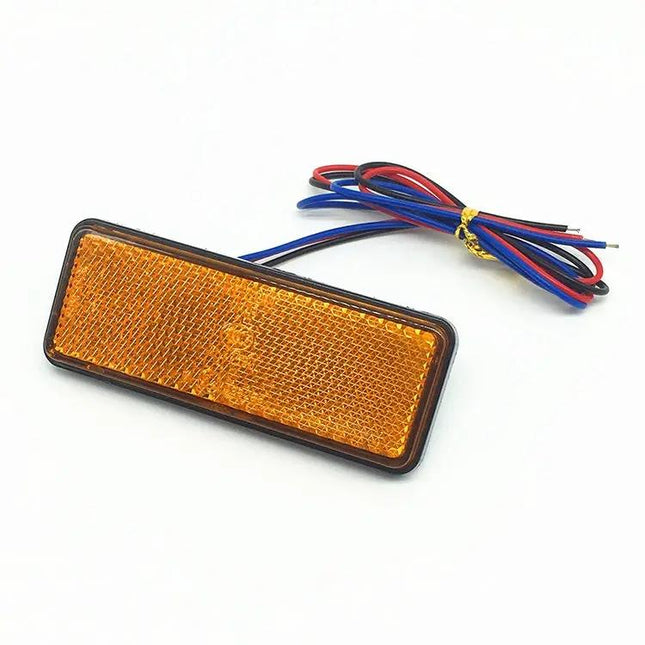 Red LED Tail Lights for Trailers, Motorcycles with Flash Mode Set
