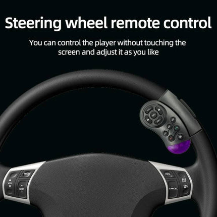 Universal Car Radio Receiver with 4.1 Inch Touch Screen steering wheel remote control for Bluetooth media and USB/SD playback