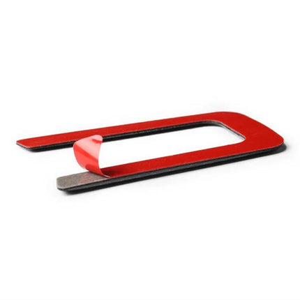 Car USA Color Carbon Fiber Steering Wheel Sticker for Ford Mustang 2015-2017 red carbon fiber accent peel-and-stick trim