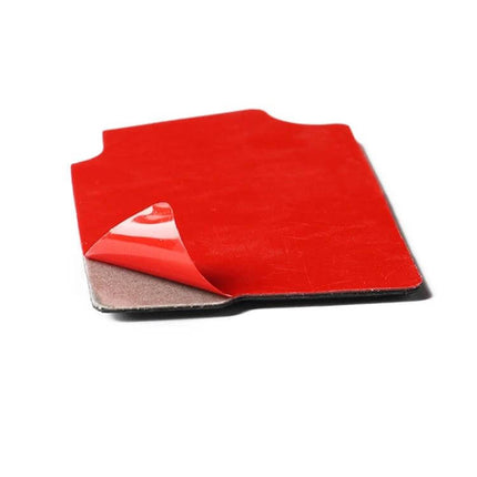 Carbon Fiber Interior Sticker for Ford Mustang 2015-2017 – red adhesive backing piece shown for dashboard or console application