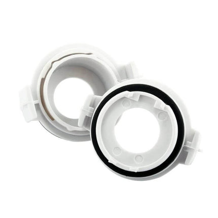 H7 Xenon HID Headlight Bulb Base Retainer Holder Adapter For BMW - white high-heat plastic H7 LED bulb base retainer for direct plug-and-play installation
