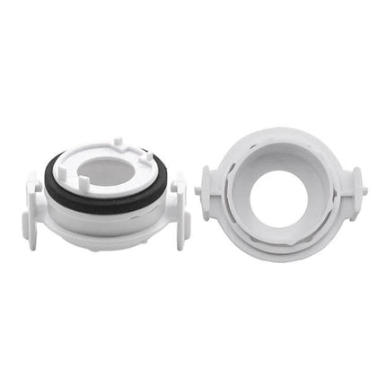 H7 Xenon HID Headlight Bulb Base Retainer Holder Adapter For BMW - white high-heat plastic H7 bulb base retainer for direct plug-and-play installation