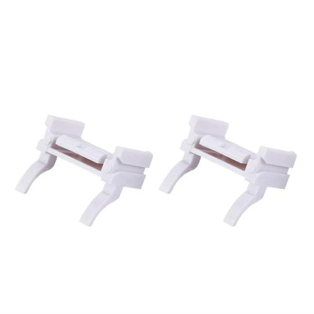 H7 Xenon HID Headlight Bulb Base Retainer Adapter for Ford Focus and Fiesta - pair of white plastic bulb base retainers for H7 LED/HID upgrades