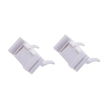 H7 Xenon HID Headlight Bulb Base Retainer Adapter for Ford Focus and Fiesta white plastic pair securing H7 LED HID bulbs