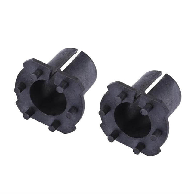 HID Headlight Base Retainer Adapter For H1 Bulbs Easy Install - heat‑resistant plastic adapter pair for secure, no‑modify H1 HID bulb installation