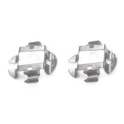 H7 Xenon HID Headlight Bulb Base Retainer Adapter For Easy HID Kit metal H7 base retainer pair for secure, heat‑resistant HID installation