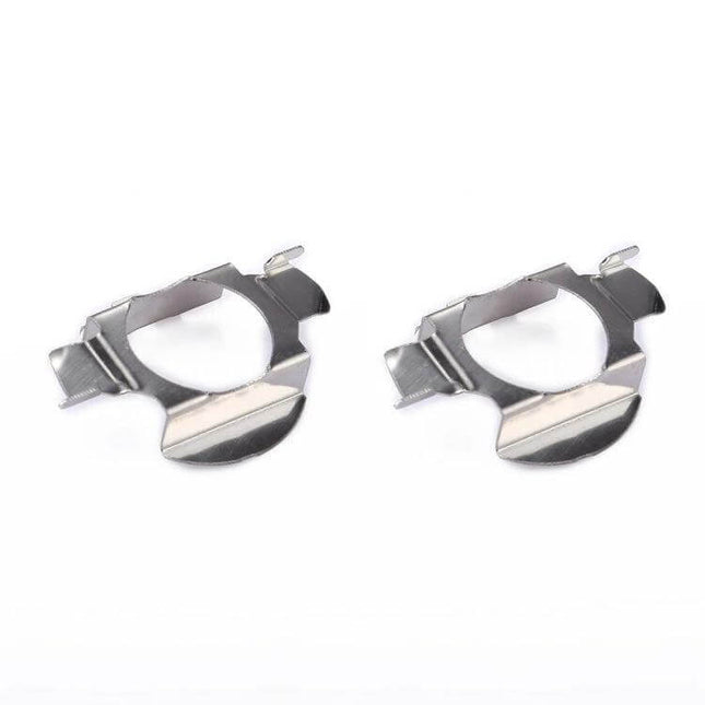 H7 Xenon HID Headlight Base Adapter for New Bora, New Regal, Tiguan - stainless steel H7 adapter pair for reversible HID installation