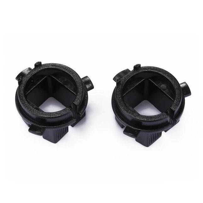H7 Xenon HID Headlight Base Retainer Adapter for Kia and Similar Models - heat-resistant plastic H7 bulb mounting adapter for Kia Sorento and similar vehicles