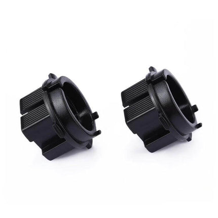 H7 Xenon HID Headlight Base Retainer Adapter for Kia and Similar Models black heat-resistant plastic mounting pair for Kia Sorento HID retrofit