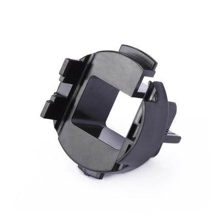 H7 HID Headlight Base Retainer Adapter For Phase One Vehicles - heat-resistant plastic H7 bulb adapter preserving original harness
