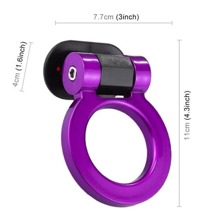 Decorative Tow Hook Sticker for Vehicle Exterior Customization