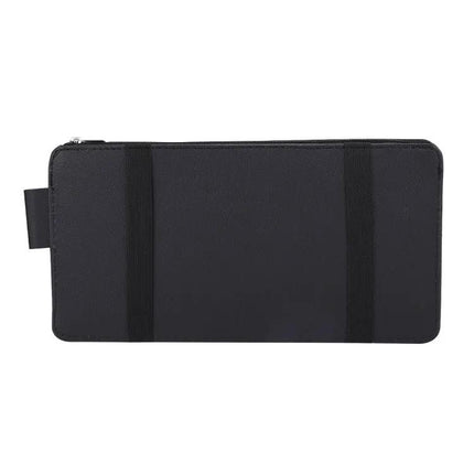 Car Sun Visor Organizer for CDs, Tissues and Cards with Zipper