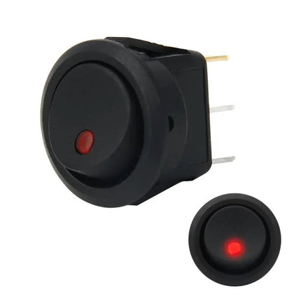 LED On Off Rocker Switch for Power Accessories, Triple Plugs
