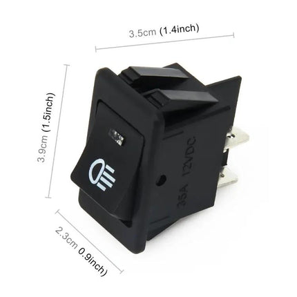 Car Fog Light Switch LED On Off Easy Install For Cars