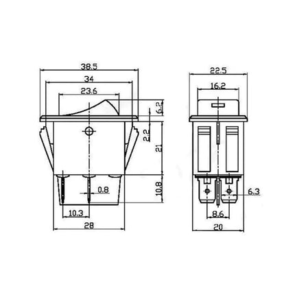 Car Fog Light Switch LED On Off Easy Install For Cars