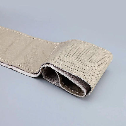 Genuine Leather Hand Stitched Universal Car Steering Wheel Cover