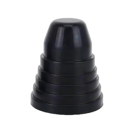 Universal Headlight Soft Rubber Dust Cover 50-70cm Inner Diameter - black flexible replacement seal cap for headlights, Xenon and Bi-Xenon compatible
