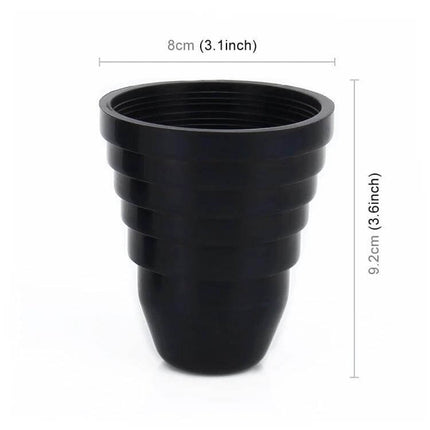 Universal Headlight Soft Rubber Dust Cover 50-70cm Inner Diameter black flexible rubber seal cap for headlights, 8cm top, 9.2cm height