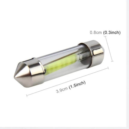 Car Dome Lamp LED Reading Light For Car Interior 12V DC - compact 3.9cm festoon LED bulb for dome, map, door or reading light