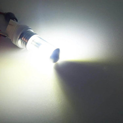 White LED Bulb for Motorcycle Headlights and Riding Safety - bright white replacement bulb improving night and fog visibility